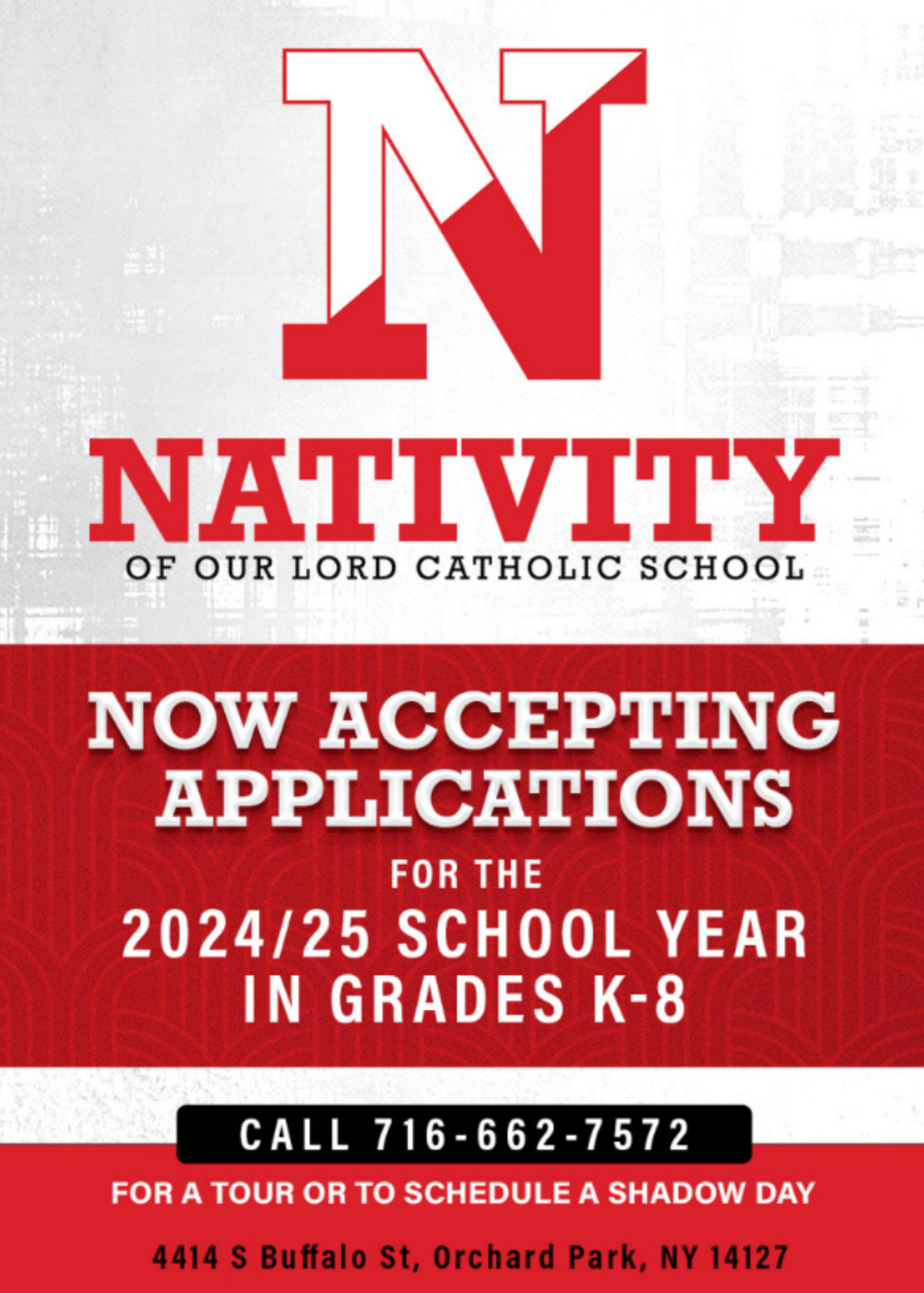 applications for the 2024-2025 school year now beimg accepted
