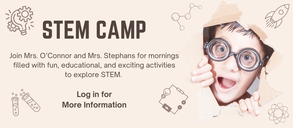 STEM Camp august 20204 log in for more information